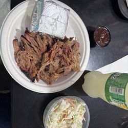 Fat City Barbecue - Pulled pork platter,apple slaw, cornbread