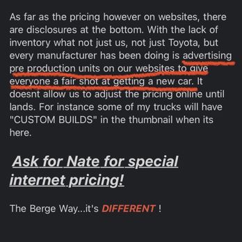 Berge Toyota - Ask for Nate! - Car Dealers Near Me - Mesa, Arizona