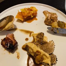 IGNIV - Messy plate after you help yourself of half of each dish
