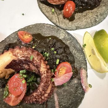 Holbox - Taco De Pulpo En Su Tinta - Latin American Near Me - Los Angeles, California