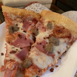 Sausage and ham pizza 16" Sausage and ham pizza 16"
