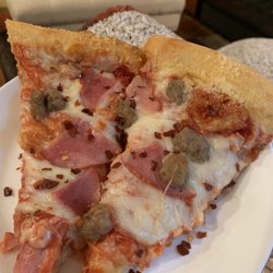Trailside Creamery - Sausage and ham pizza 16"