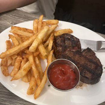 Heath's Steak House - Filet with side of fries - Steakhouses Near Me - Dunn, North Carolina