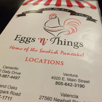 Eggs N Things - Breakfast stop - Breakfast & Brunch Near Me - Valencia, California