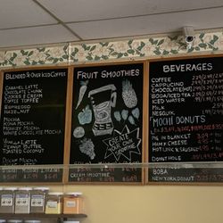 College Coffee & Donuts - Menu
