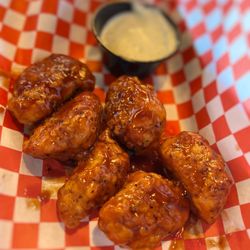 Fat Zach's - BBQ "Wings" what I thought was traditional but I should've been more specific and to my surprise is sooo scrumptious