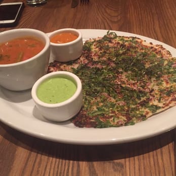 Paper Dosa - Cilantro chili uttapam - Indian Near Me - Santa Fe, New Mexico