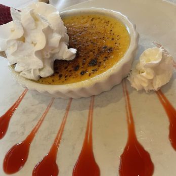 Riverwalk Cafe & Oyster Bar - Crème brûlée. So silky. Amazing. - Seafood Near Me - Stuart, Florida