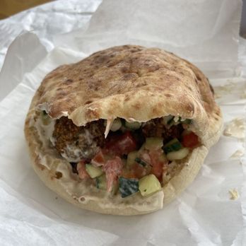 Mia’s Meals - Sorry...I had to borrow a photo from another review.  I was too hungry to take a picture of mine. - Falafel Near Me - Haddonfield, New Jersey