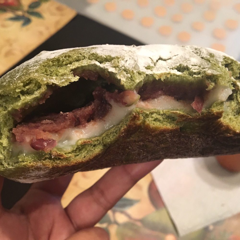 Shu Cake Boutique - Matcha bread with mochi and red bean, overall just okay - Bakeries Near Me - Toronto, Ontario Shu Cake Boutique - Matcha bread with mochi and red bean, overall just okay - Bakeries Near Me - Toronto, Ontario