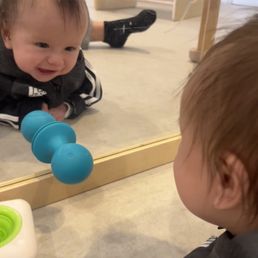 So excited to see himself So excited to see himself