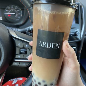 Arden - Classic milk tea with almond milk and boba, 24oz. - Coffee & Tea Near Me - Lakewood, Colorado Arden - Classic milk tea with almond milk and boba, 24oz. - Coffee & Tea Near Me - Lakewood, Colorado