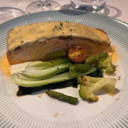 Filigrana - Grilled salmon with grilled veggies