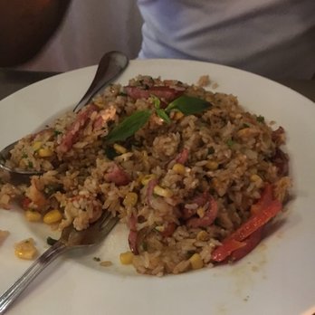 Mandala Kitchen & Bar - Cajun fried rice. Large portion - Thai Near Me - Austin, Texas Mandala Kitchen & Bar - Cajun fried rice. Large portion - Thai Near Me - Austin, Texas