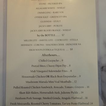 The Tav'ery - Beer and after hours food menu - Sports Bars Near Me - Bronxville, New York The Tav'ery - Beer and after hours food menu - Sports Bars Near Me - Bronxville, New York