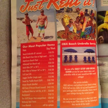 Ocean Atlantic Rentals - Magazine ad from Sunny Day guide. - Bike Rentals Near Me - Kill Devil Hills, North Carolina
