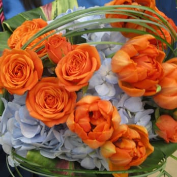 Bokay Flowers - My daughter's Graduation flowers - U of I colors! - Florists Near Me - Frankfort, Illinois Bokay Flowers - My daughter's Graduation flowers - U of I colors! - Florists Near Me - Frankfort, Illinois
