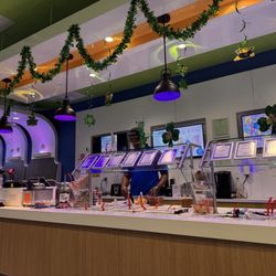 16 Handles - Kristov cleaning everything and making sure the store was neaty
