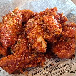 Garlic Spicy chicken (tenders) Garlic Spicy chicken (tenders)