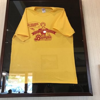 Bump's Family Restaurant - a t - shirt on display - American Near Me - Glencoe, Minnesota