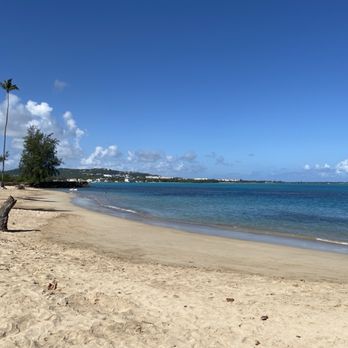 Luquillo Kiosks - The beach behind the kioskos. - Seafood Near Me - Luquillo, Puerto Rico