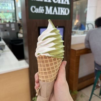 Matcha Cafe Maiko - Tysons - Mix matcha and vanilla Soft-Serve - Desserts Near Me - Tysons Corner, Virginia Matcha Cafe Maiko - Tysons - Mix matcha and vanilla Soft-Serve - Desserts Near Me - Tysons Corner, Virginia