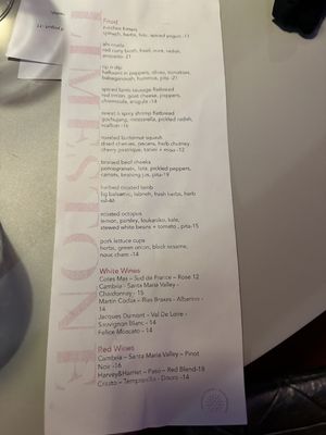 Menu photo 5 Limestone Rooftop Austin, TX