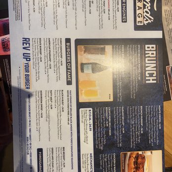 Ford's Garage St. Augustine - Brunch menu - Burgers Near Me - St. Augustine, Florida