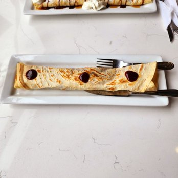 Cafe e Dolci - I decided to get the chicken bacon BBQ crepe - Gelato Near Me - Warwick, New York