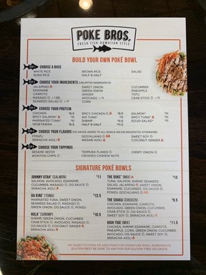 Menu photo 4 Poke Bros Memphis, TN
