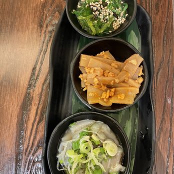 Hinodeya Ramen Bar - Appetizer Sampler - Ramen Near Me - Campbell, California Hinodeya Ramen Bar - Appetizer Sampler - Ramen Near Me - Campbell, California
