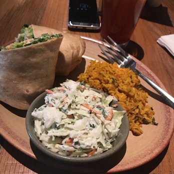 Nando's Peri-Peri - Chicken Caesar wrap w/Portuguese rice & Cole slaw with Honest Tea. - South African Near Me - Chicago, Illinois Nando's Peri-Peri - Chicken Caesar wrap w/Portuguese rice & Cole slaw with Honest Tea. - South African Near Me - Chicago, Illinois