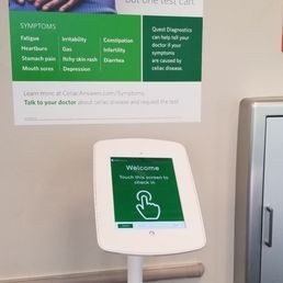 Robot kiosk replacing front office personnel Robot kiosk replacing front office personnel