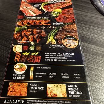 Gen Korean BBQ House - Premium menu - Korean Near Me - Edison, New Jersey