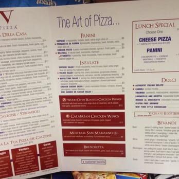 V Pizza - Menu - Pizza Near Me - Jacksonville Beach, Florida V Pizza - Menu - Pizza Near Me - Jacksonville Beach, Florida