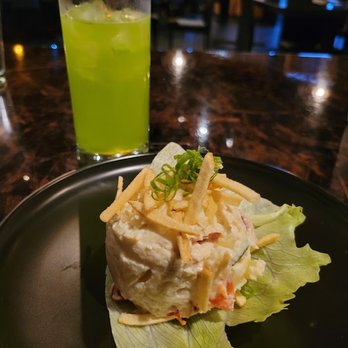 XO Restaurant - Potato salad, midori sour - Asian Fusion Near Me - Honolulu, Hawaii XO Restaurant - Potato salad, midori sour - Asian Fusion Near Me - Honolulu, Hawaii