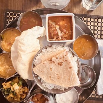 Anjappar Chettinad Restaurant - Fish thali - Indian Near Me - New York, New York Anjappar Chettinad Restaurant - Fish thali - Indian Near Me - New York, New York