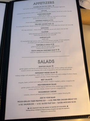 Menu photo 5 Mozambique Laguna Beach, CA