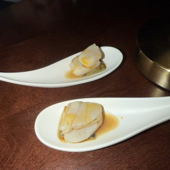 Katei Omakase - Hotate Scallop w/ prickly pear cactus - Sushi Bars Near Me - Fort Worth, Texas Katei Omakase - Hotate Scallop w/ prickly pear cactus - Sushi Bars Near Me - Fort Worth, Texas