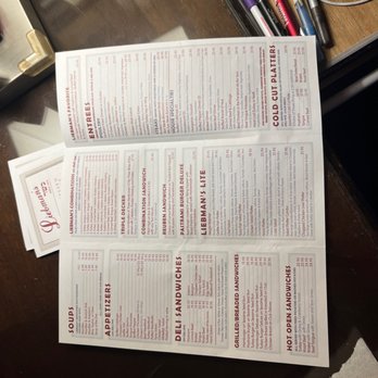 Liebman's Kosher Delicatessen - Inside of menu more to come - Delis Near Me - Bronx, New York Liebman's Kosher Delicatessen - Inside of menu more to come - Delis Near Me - Bronx, New York