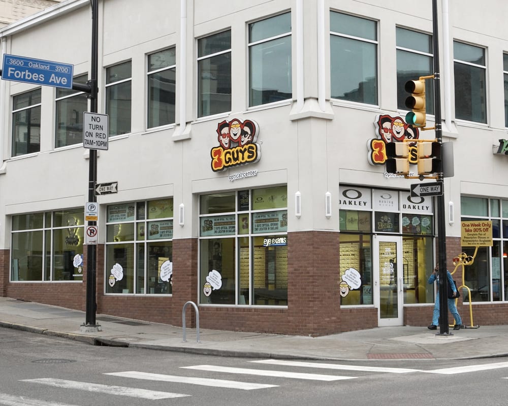 3 GUYS OPTICAL Updated September 2024 36 Reviews 3701 Forbes Ave, Pittsburgh, Pennsylvania