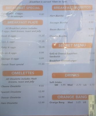 Menu photo 6 G&D Burgers  La Puente, CA