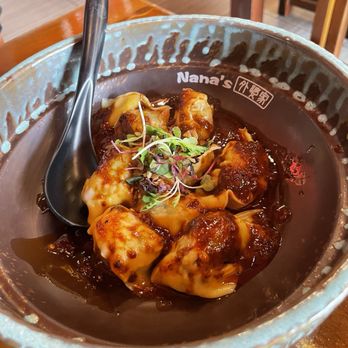 Nana's Dim Sum & Dumplings - Red Sea Chili Wontons - Dim Sum Near Me - Parker, Colorado Nana's Dim Sum & Dumplings - Red Sea Chili Wontons - Dim Sum Near Me - Parker, Colorado