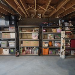 AFTER: Basement organized