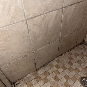 Gwinnett Training Academy - Moldy shower that needs re-tiling - Muay Thai Near Me - Lawrenceville, Georgia Gwinnett Training Academy - Moldy shower that needs re-tiling - Muay Thai Near Me - Lawrenceville, Georgia