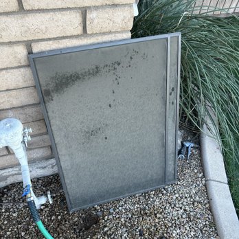 Clear as Days - Dirty screens before going through our screen cleaning process. - Window Washing Near Me - Glendale, Arizona Clear as Days - Dirty screens before going through our screen cleaning process. - Window Washing Near Me - Glendale, Arizona