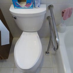 Get A Grip Bath Safety - A strong duel mounted bar for those who need a lot of support.