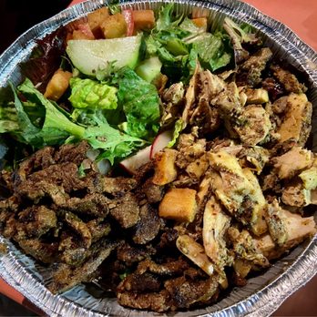 Cravingrill - Combo Platter with Beef and Chicken Shawarma - Mediterranean Near Me - Fort Bragg, California