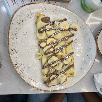 The Brunch District - Banana Nutella crêpe - Breakfast & Brunch Near Me - Addison, Texas The Brunch District - Banana Nutella crêpe - Breakfast & Brunch Near Me - Addison, Texas