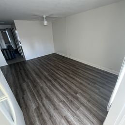 Living room, bathroom, living areas.